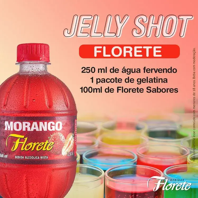 Bebidas Florete Jelly Shot Florete