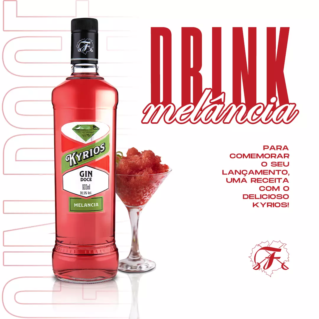 Bebidas Florete Drink Melancia Gin Kyrios