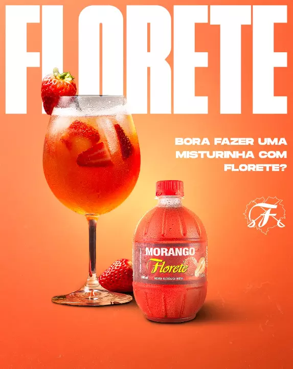 Bebidas Florete Misturinha com Florete Morango