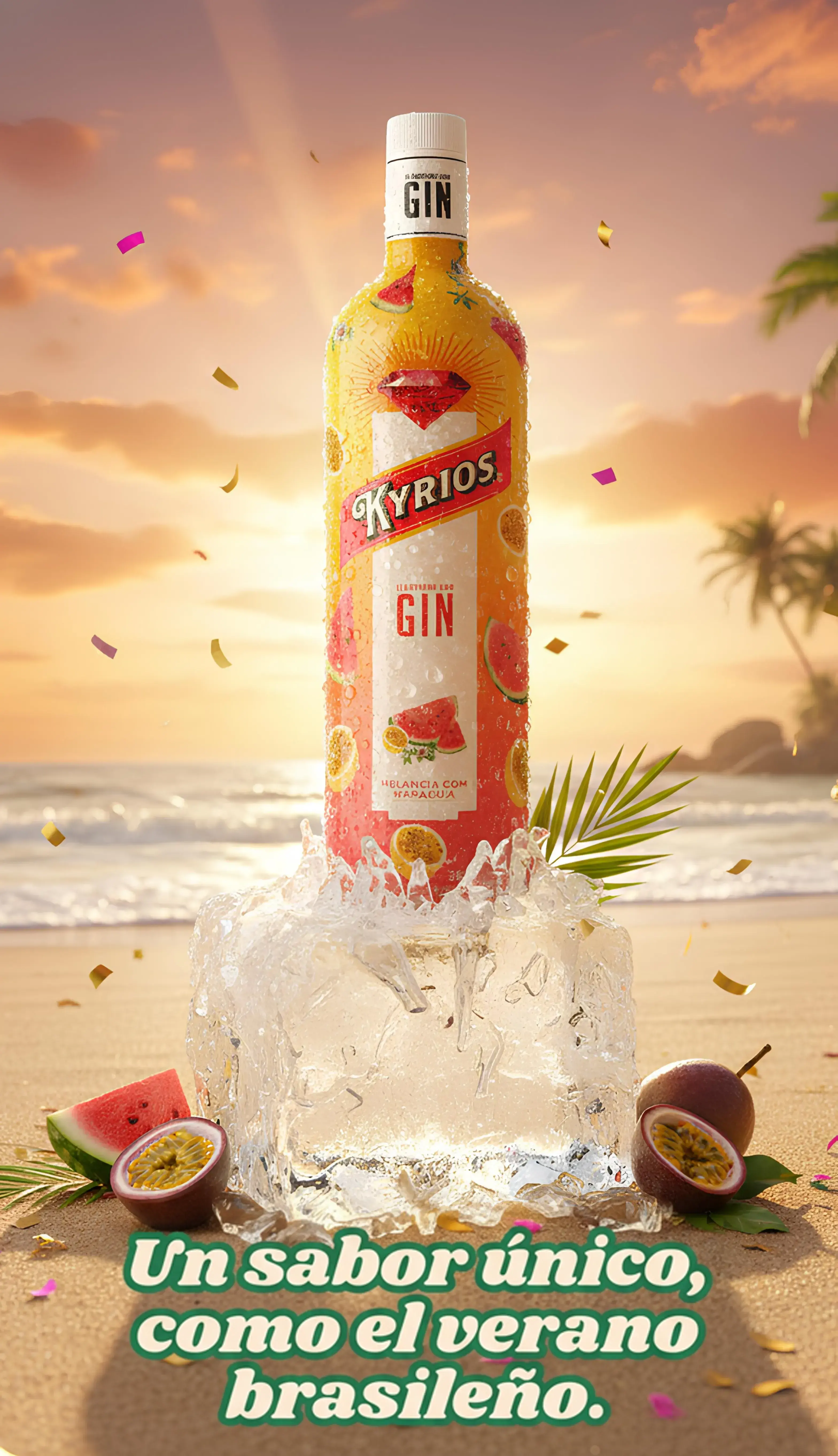 Bebidas Florete YA ESTÁ AQUÍ EL NUEVO GIN KYRIOS DE SANDÍA CON MARACUJÁ