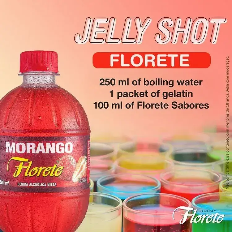Bebidas Florete Jelly Shot Florete