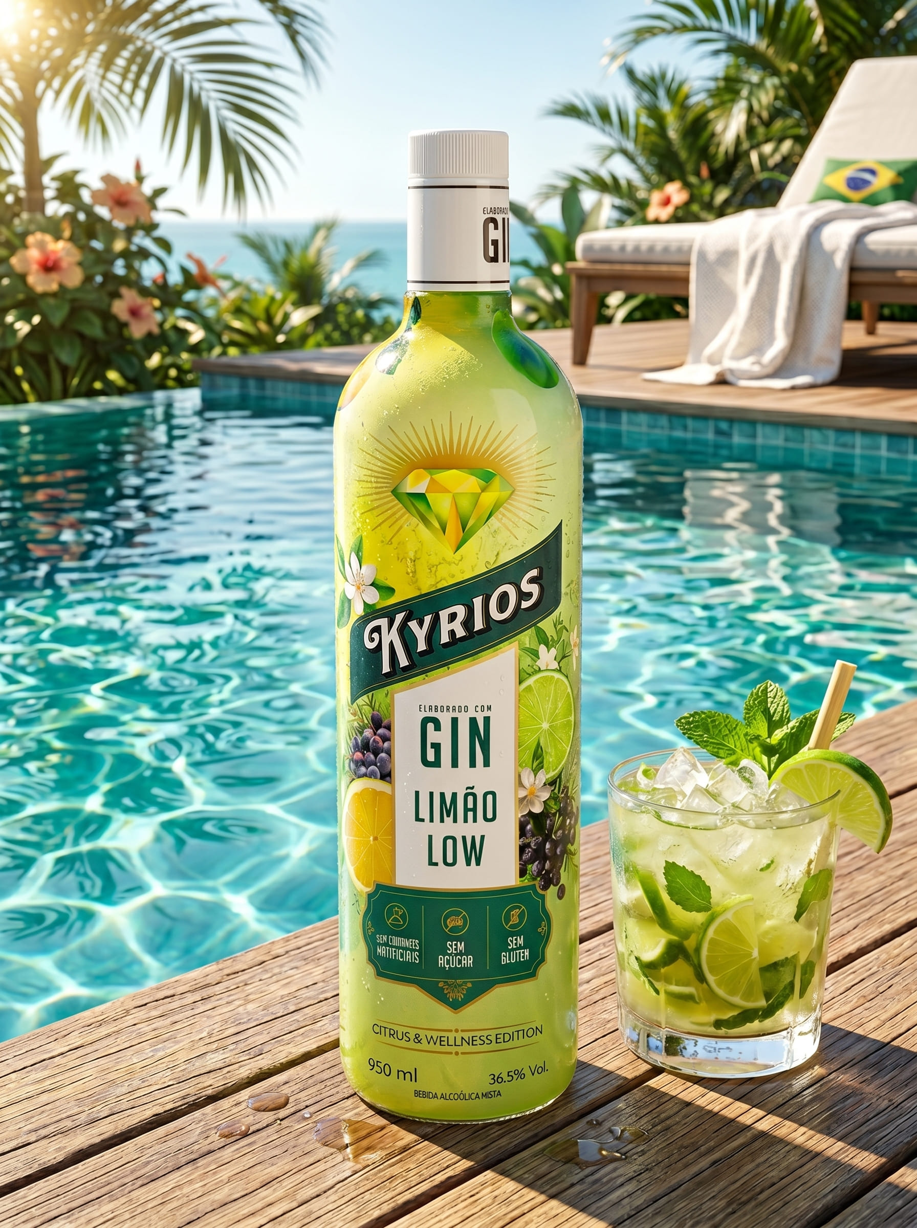 GIN LIMÃO LOW — A ESCOLHA MAIS LEVE PARA O SEU LIFESTYLE FITNESS.