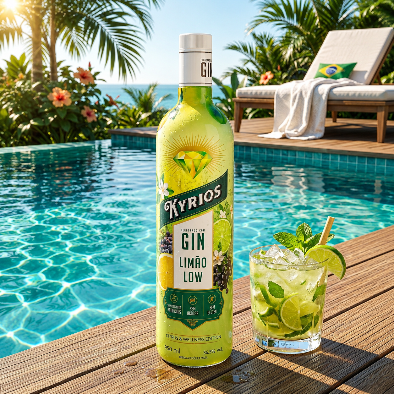 GIN LIMÓN LOW — LA OPCIÓN MÁS LIGERA PARA TU LIFESTYLE FITNESS.